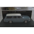 DDA Collectables 1963 EH Holden Special Station wagon, blue/white  1/43
